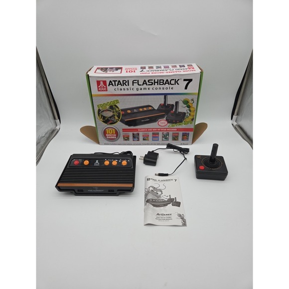 Atari Flashback 7 Classic  Game Console 2016 System 101 Built In Games Frogger - Picture 1 of 11
